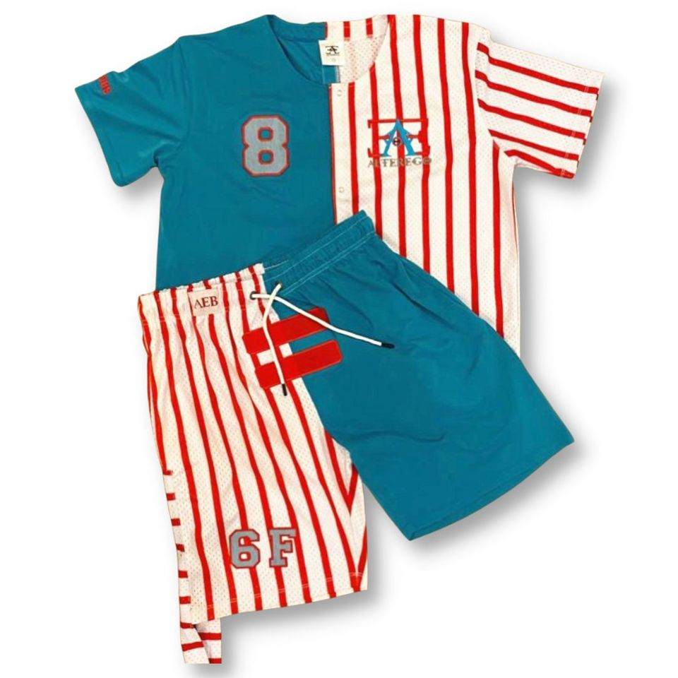 Pinstripe Baseball Jersey 